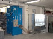 Banco aspirato con filtro a cartucce FC Pulse Jet per lavorazioni di molatura