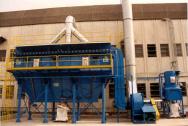Filtro a cartucce FC ATEX Pulse Jet; aspirazione e filtrazione polveri di stearato da trafilatura filo - settore pneumatici