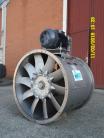 Ventilatore elicoidale a trasmissione con struttura in acciaio inossidabile