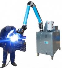 Mobile filters for welding fumes and dust